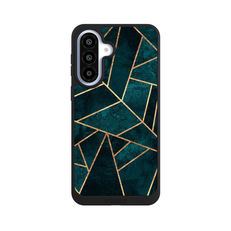 Galaxy A37 5G NIVOpure Tief Blaugrün Stein Gold Druck