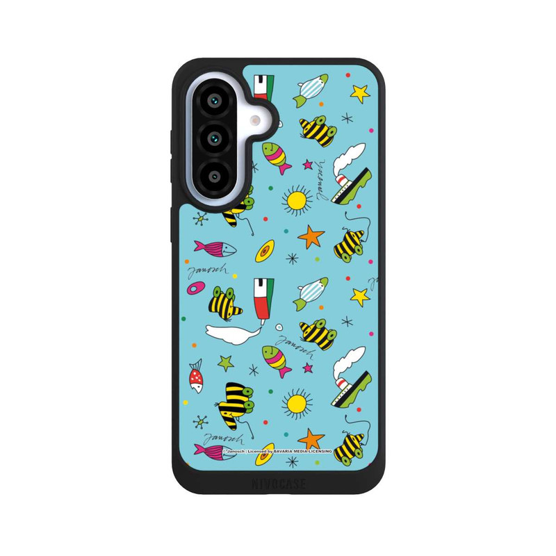 Galaxy A37 5G NIVOpure Tigerente Muster Helblau
