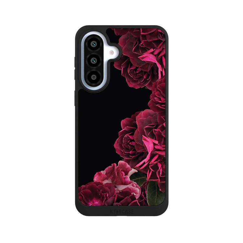 Galaxy A37 5G NIVOpure Vintage Rosen auf Schwarz