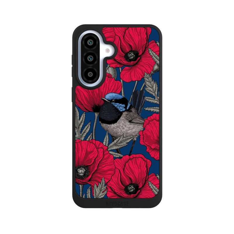 Galaxy A37 5G NIVOpure Zaunkönige und Mohnblumen 2