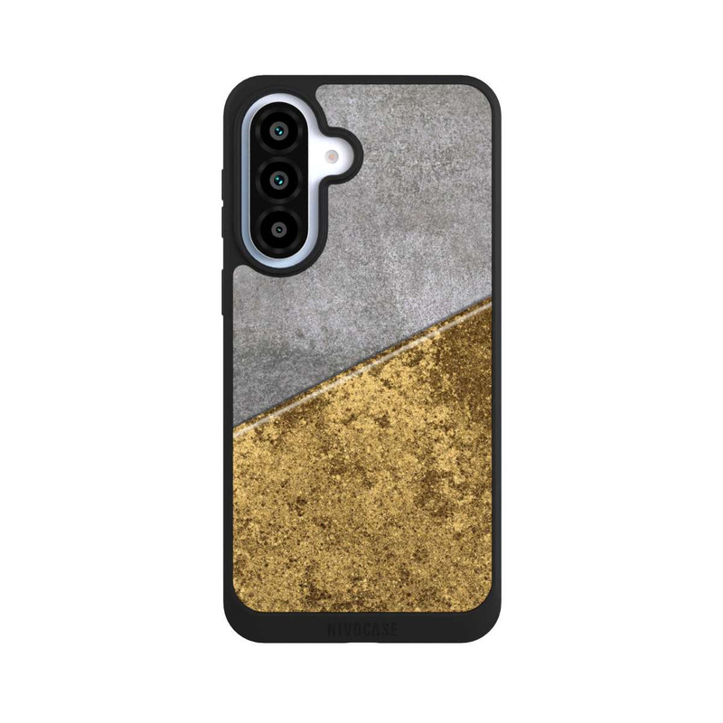 Galaxy A37 5G NIVOpure Beton und Goldlook