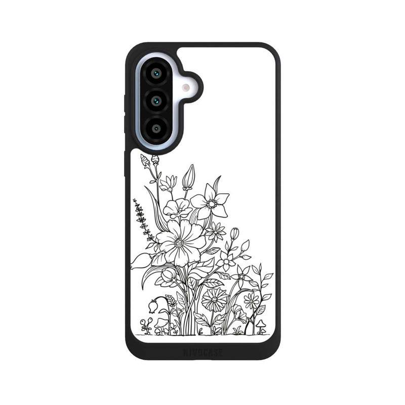 Galaxy A37 5G NIVOpure Blumen Linienkunst