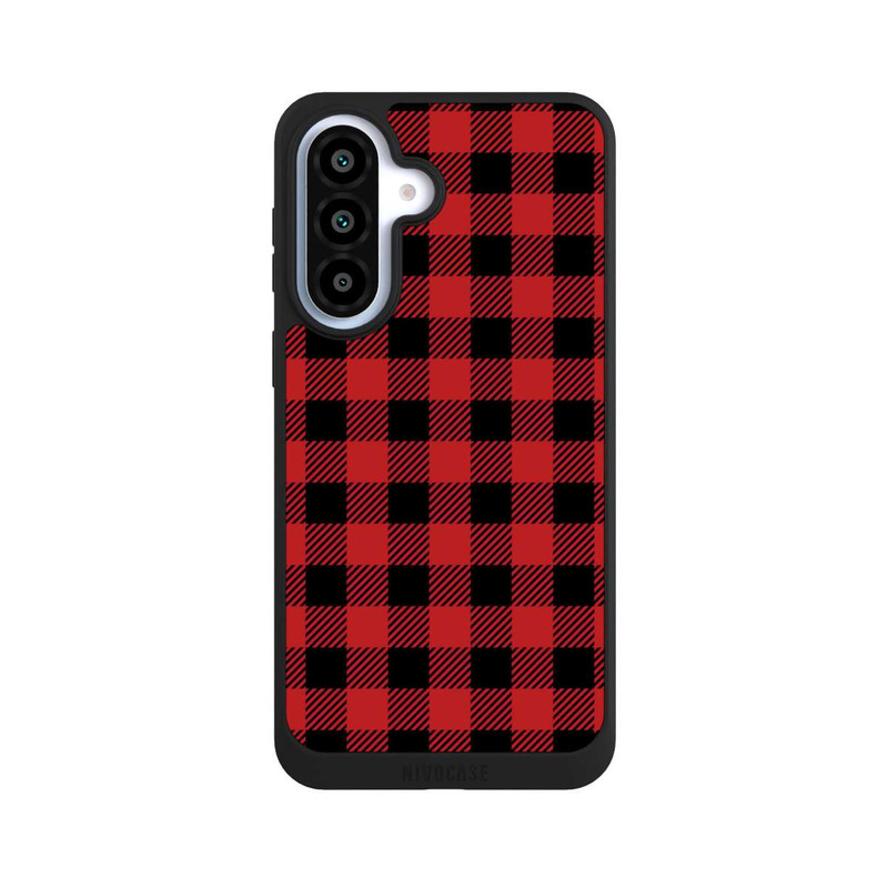 Galaxy A37 5G NIVOpure Red Lumberjack Pattern