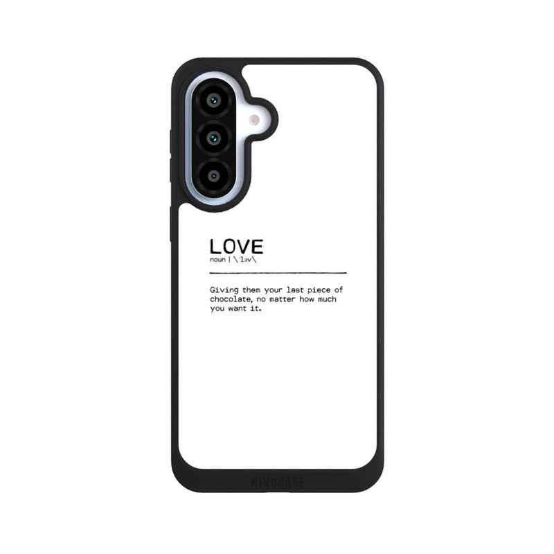 Galaxy A37 5G NIVOpure Zitat Love Chocolate (englisch)