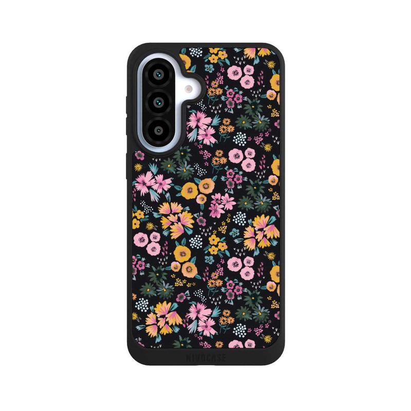 Galaxy A37 5G NIVOpure Petites Fleurs colorées Noir 2