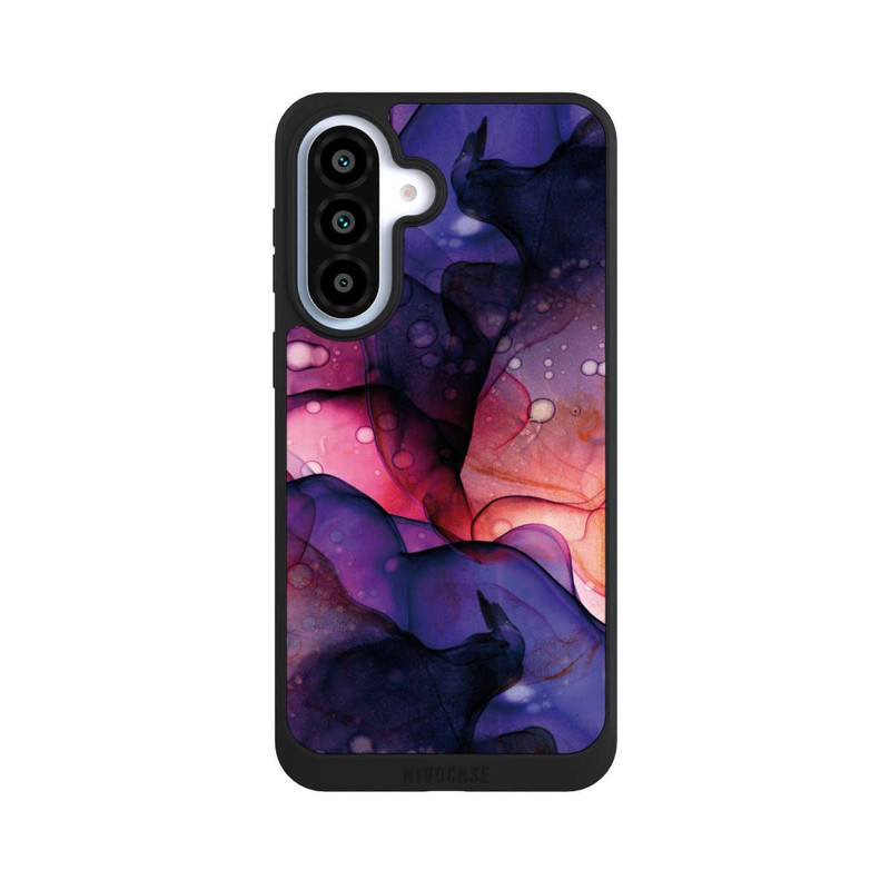 Galaxy A37 5G NIVOpure Flüssige Kunst Lila-Pink