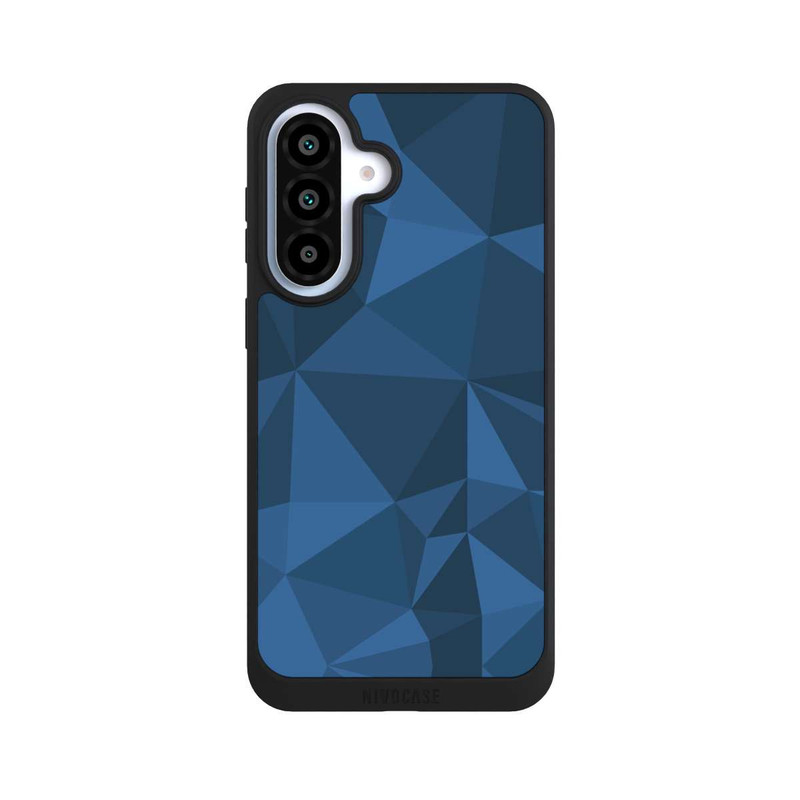 Galaxy A37 5G NIVOpure Polygon Pattern Blue