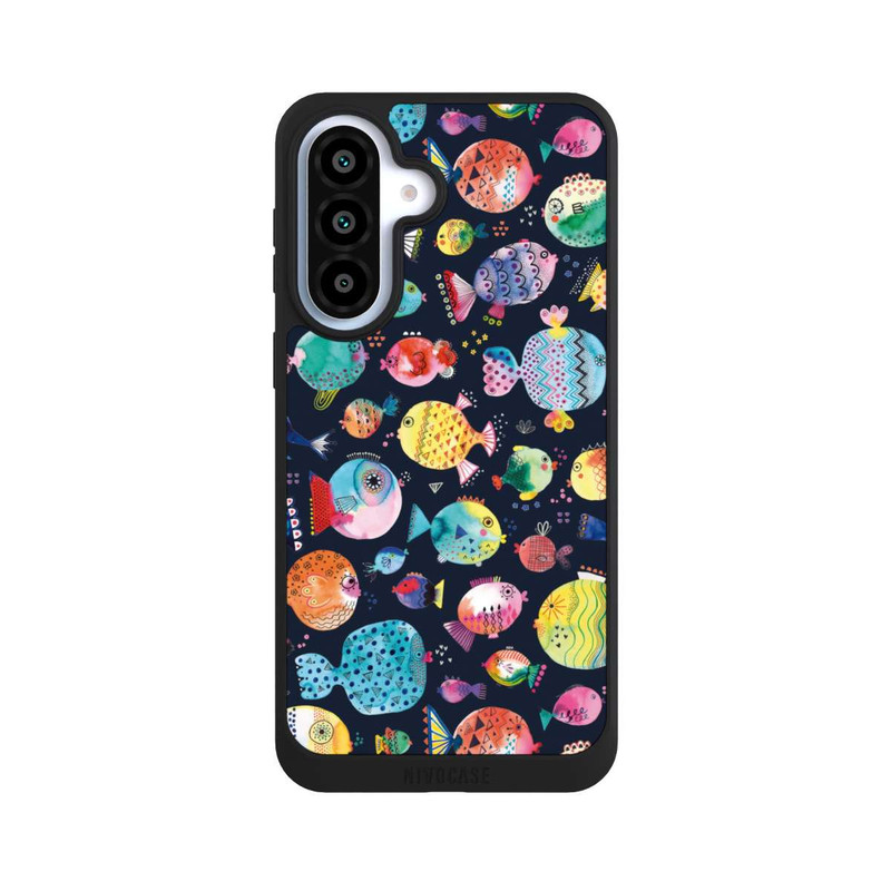 Galaxy A37 5G NIVOpure Strandkugelfische Kinder Marineblau