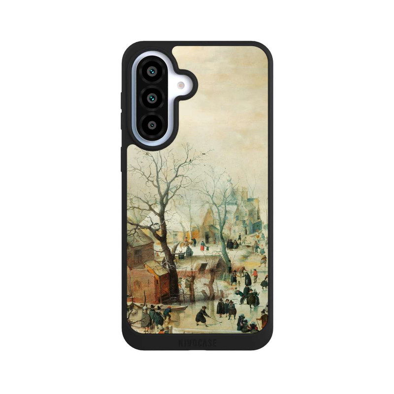 Galaxy A37 5G NIVOpure Winter Landscape with Ice Skaters - Hendrick Avercamp