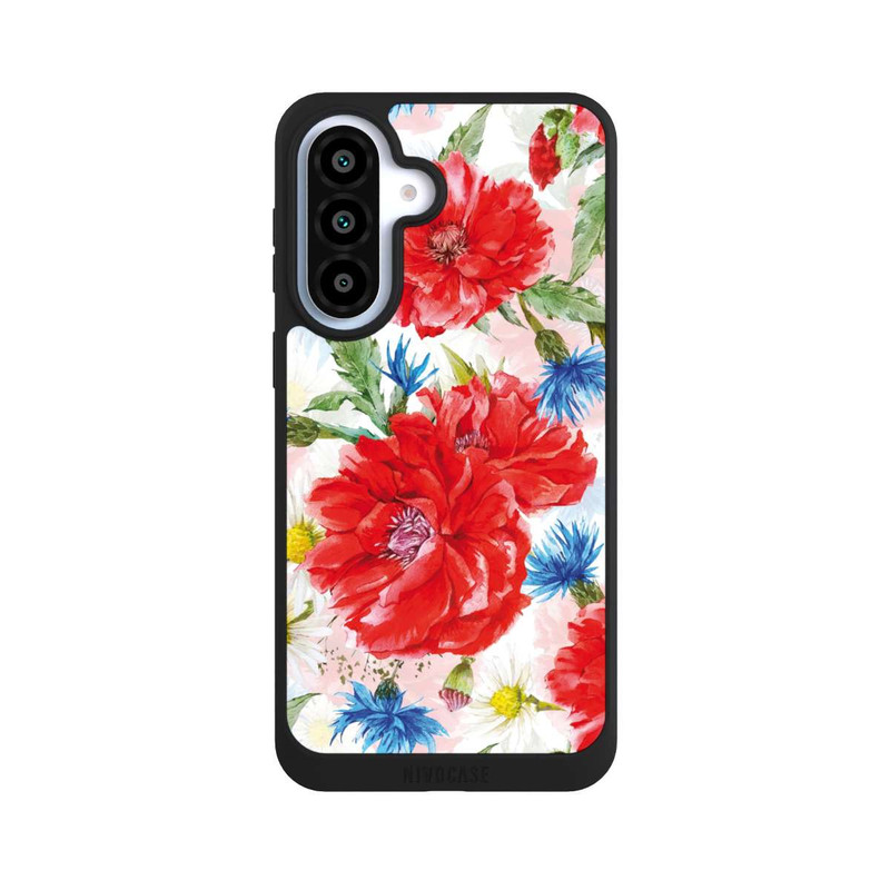Galaxy A37 5G NIVOpure Summer Meadow, cornflowers and poppies