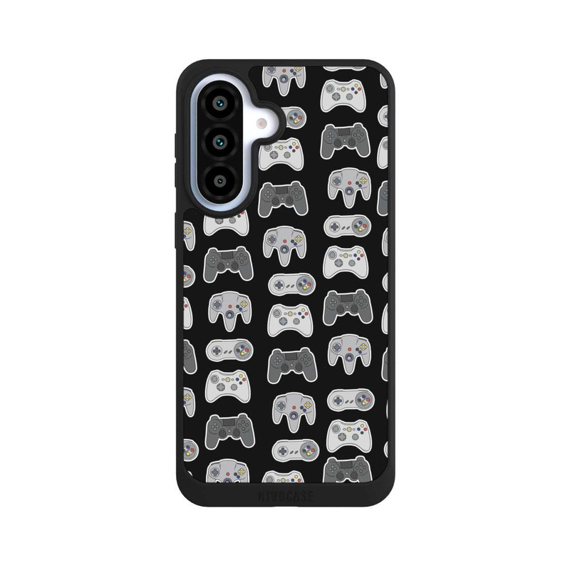 Galaxy A37 5G NIVOpure Controller Pattern Black Background