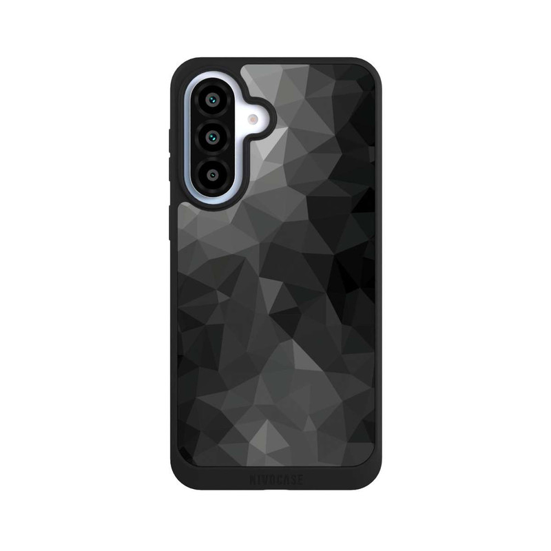 Galaxy A37 5G NIVOpure Polygonales Mosaik Schwarz/Weiß
