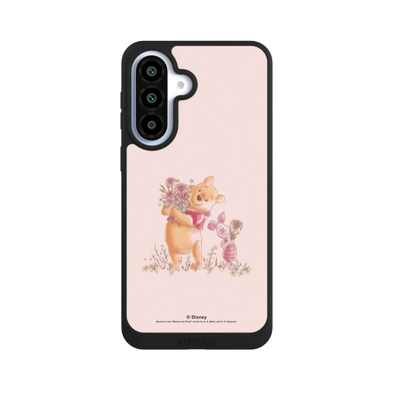 Galaxy A37 5G NIVOpure Winnie & Porcinet avec des Fleurs