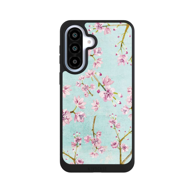 Galaxy A37 5G NIVOpure Cherry Blossom Twigs Pattern Light Blue