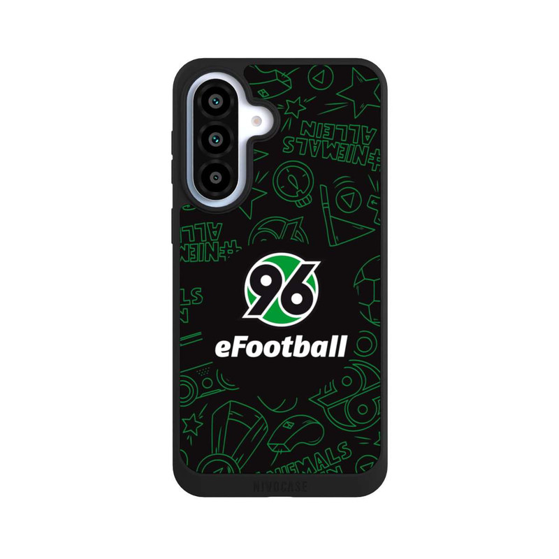 Galaxy A37 5G NIVOpure Hannover 96 Football Pattern Design Black