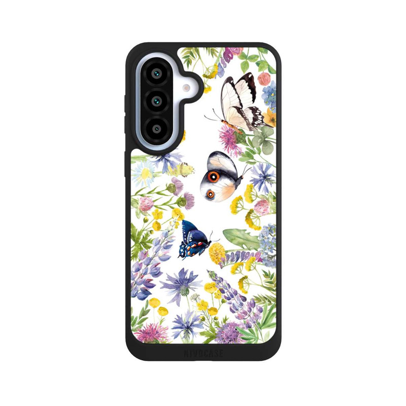 Galaxy A37 5G NIVOpure Bunte Frühlingsblumen und Schmetterlinge