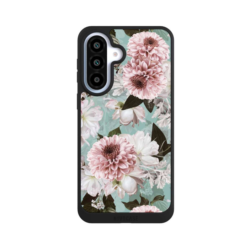 Galaxy A37 5G NIVOpure Blumentapete Barockblau