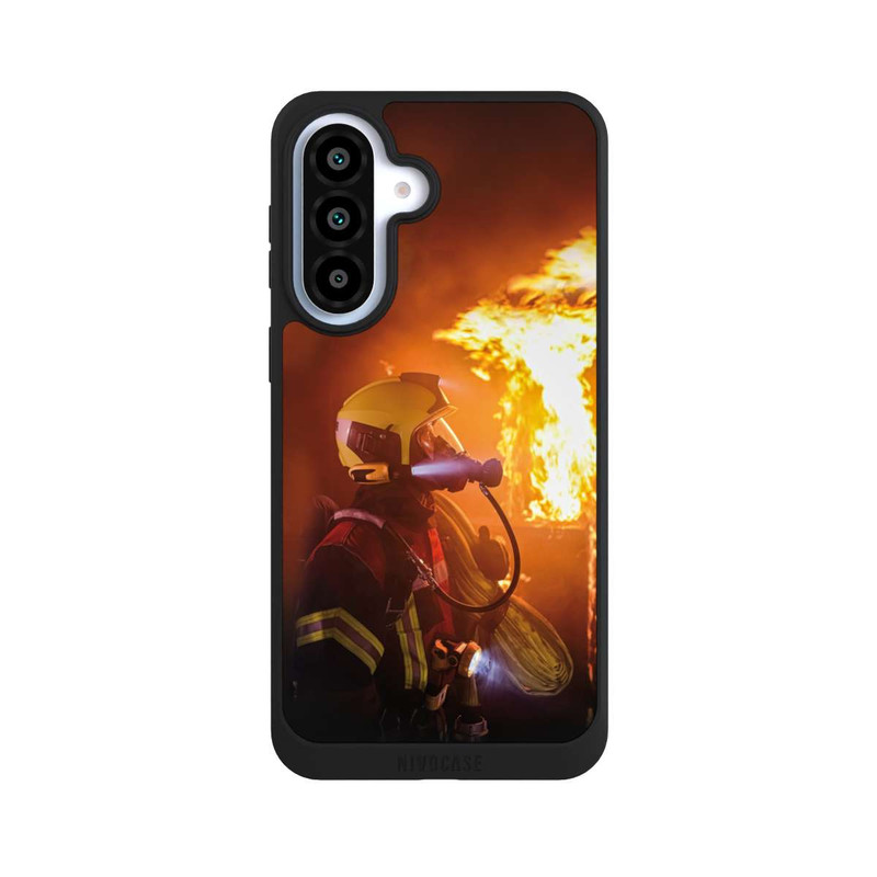 Galaxy A37 5G NIVOpure Firefighter Looking Up Explosion