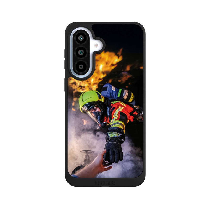 Galaxy A37 5G NIVOpure Feuerwehrmann greift nach der Hand