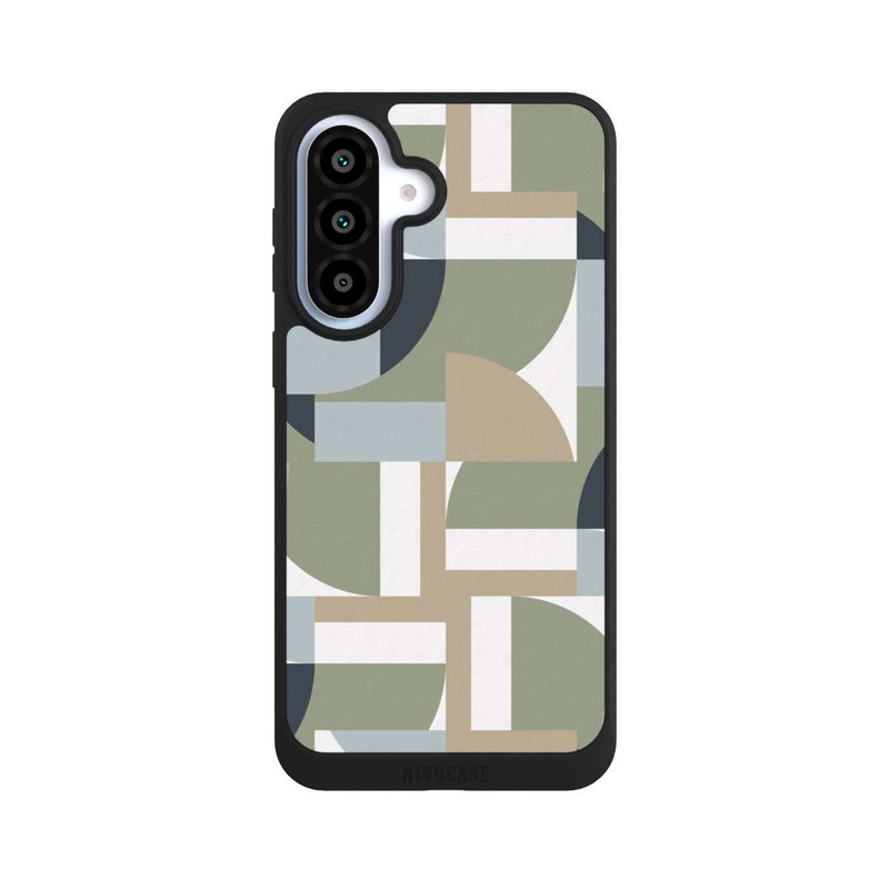Galaxy A37 5G NIVOpure Futuristische Bauhaus Polygone Beige