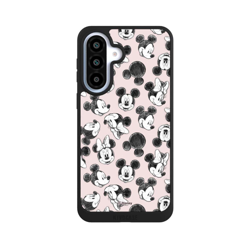 Galaxy A37 5G NIVOpure Minnie & Mickey aux multiples visages rose
