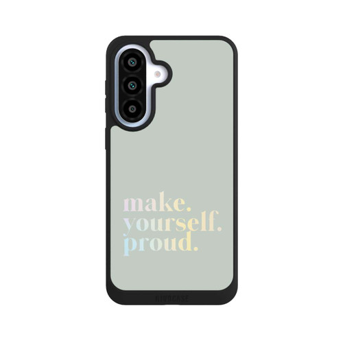 Samsung Galaxy A37 5G NIVOpure Make Yourself Proud Zitat-Minze und Farbverlauf