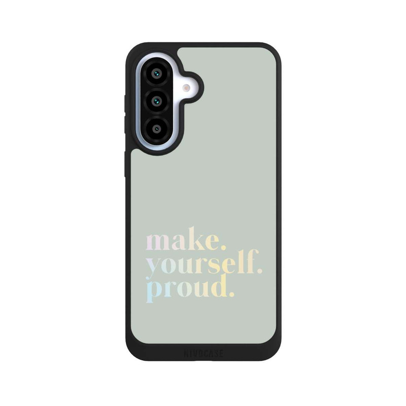 Galaxy A37 5G NIVOpure Make Yourself Proud Quote-Mint and Gradient