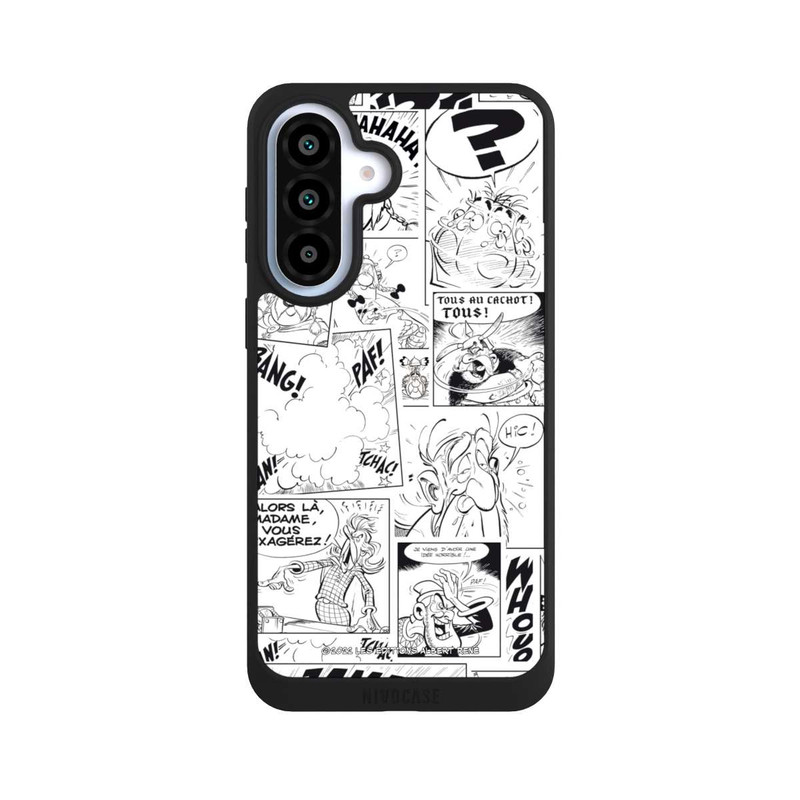Galaxy A37 5G NIVOpure Asterix Comic Schwarz und Weiß