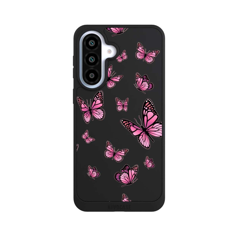 Galaxy A37 5G NIVOpure Schmetterlinge pink