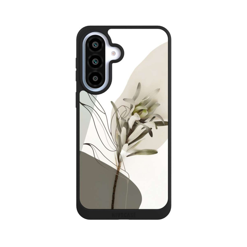 Galaxy A37 5G NIVOpure Boho Line Art Olivgrün