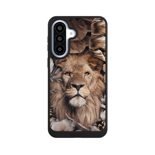 Samsung Galaxy A37 5G NIVOpure Löwe Blumenrahmen Beige
