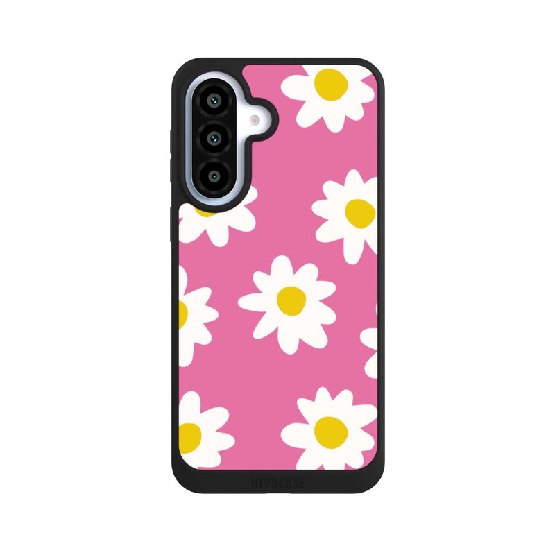 Galaxy A37 5G NIVOpure Gänseblümchenmuster rosa
