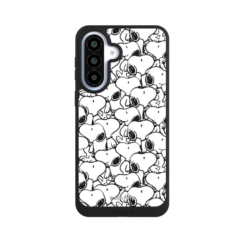 Galaxy A37 5G NIVOpure Snoopy Pattern Noir & Blanc