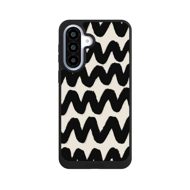 Galaxy A37 5G NIVOpure Schwarzes Wellenmuster