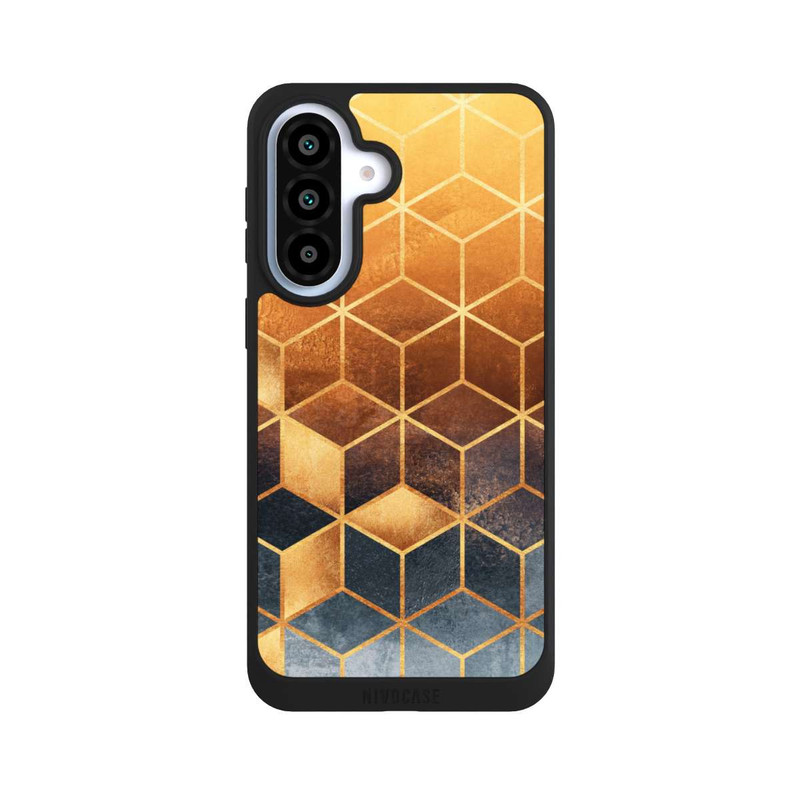Galaxy A37 5G NIVOpure Golden Gradient Cubes