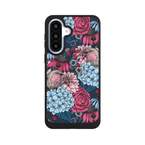 Samsung Galaxy A37 5G NIVOpure Birds And Flowers Petrol Red