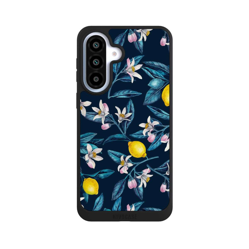 Galaxy A37 5G NIVOpure Zitronen und Blüten dunkel