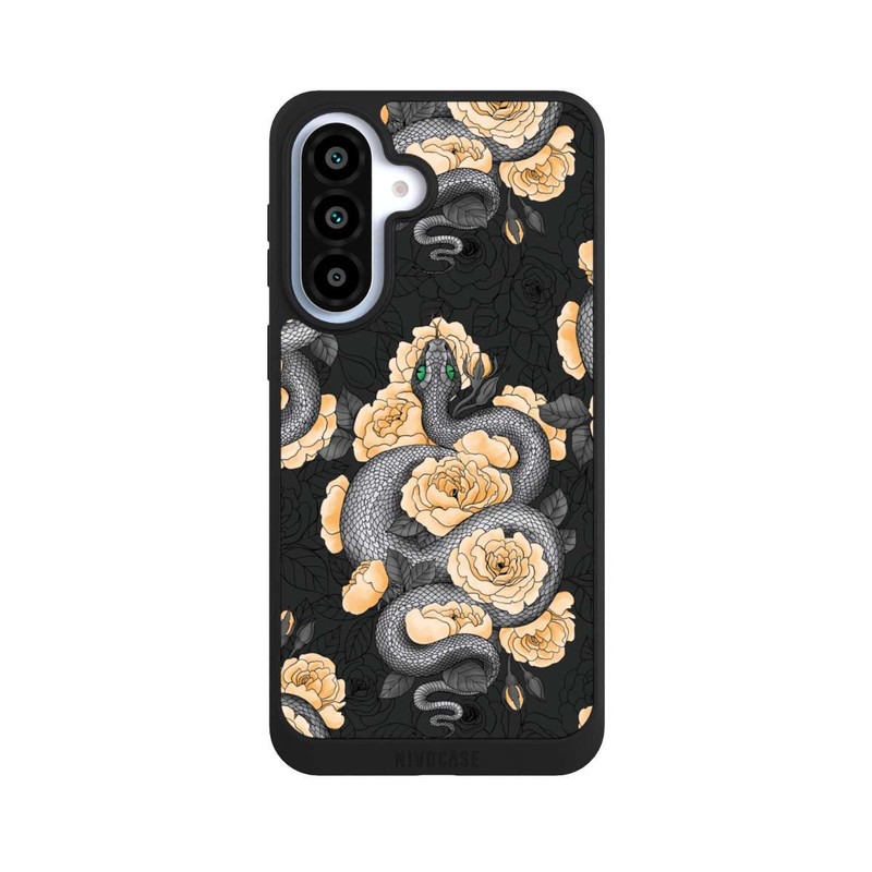 Galaxy A37 5G NIVOpure Serpent et fleur jaune