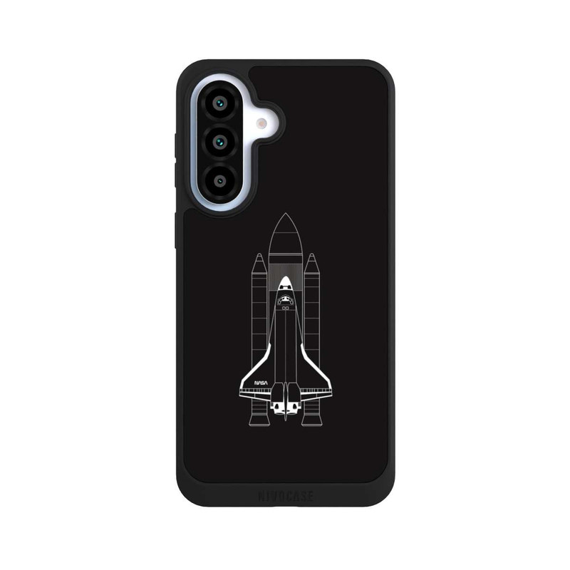 Galaxy A37 5G NIVOpure Space Shuttle White on Black