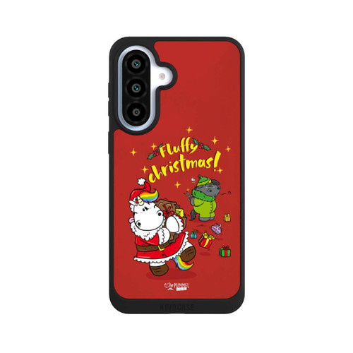 Samsung Galaxy A37 5G NIVOpure Pummeleinhorn Fluffy Christmas Rot