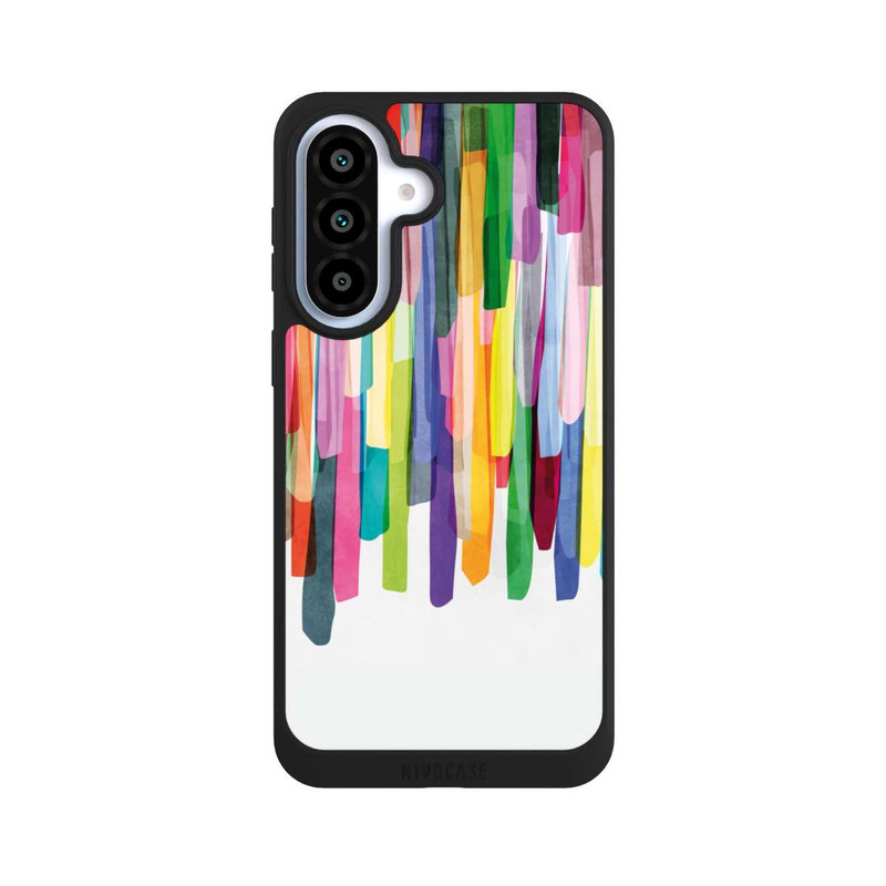 Galaxy A37 5G NIVOpure Rayures colorées fond blanc
