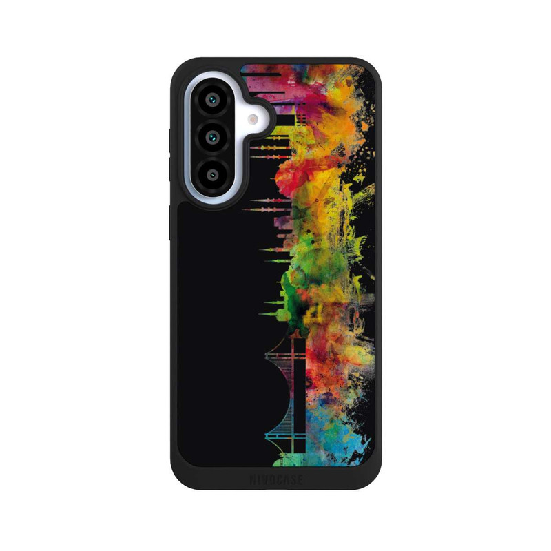 Galaxy A37 5G NIVOpure Ligne d'horizon d'Istanbul Turquie Noir