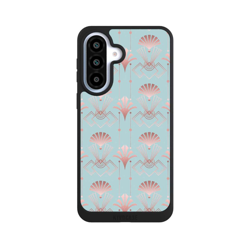 Galaxy A37 5G NIVOpure Art Deco Rose Gold Elegance Blue