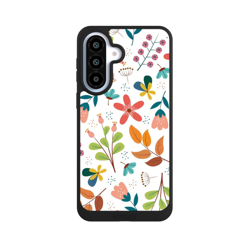 Galaxy A37 5G NIVOpure Fleurs et feuilles blanches