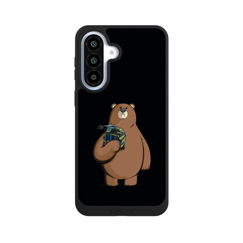 Galaxy A37 5G NIVOpure Der Bär mit dem Helm Schwarz
