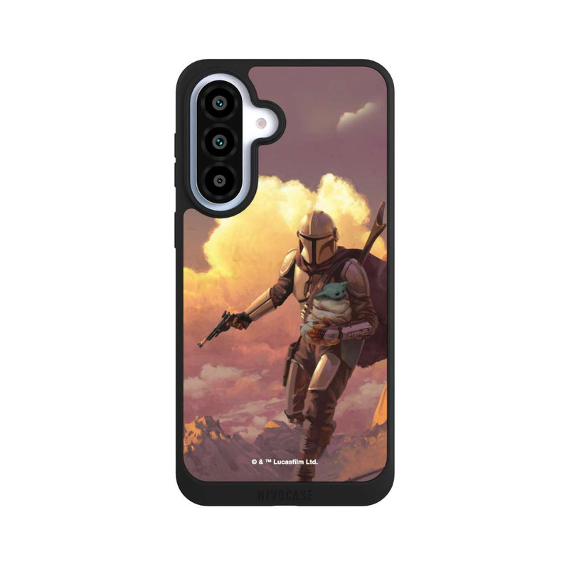 Galaxy A37 5G NIVOpure Der Mandalorianer und Grogu Sonnenguntergang Wolken