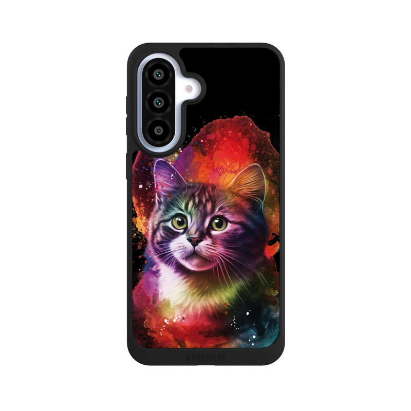 Galaxy A37 5G NIVOpure Happy Kitty Schwarz