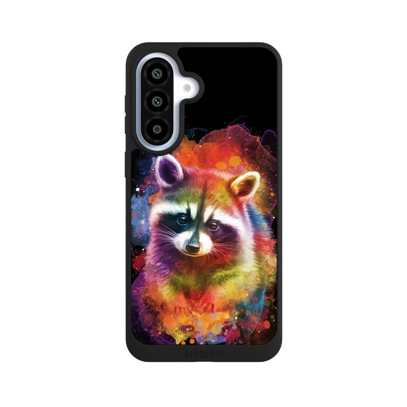 Galaxy A37 5G NIVOpure Happy Racoon Schwarz