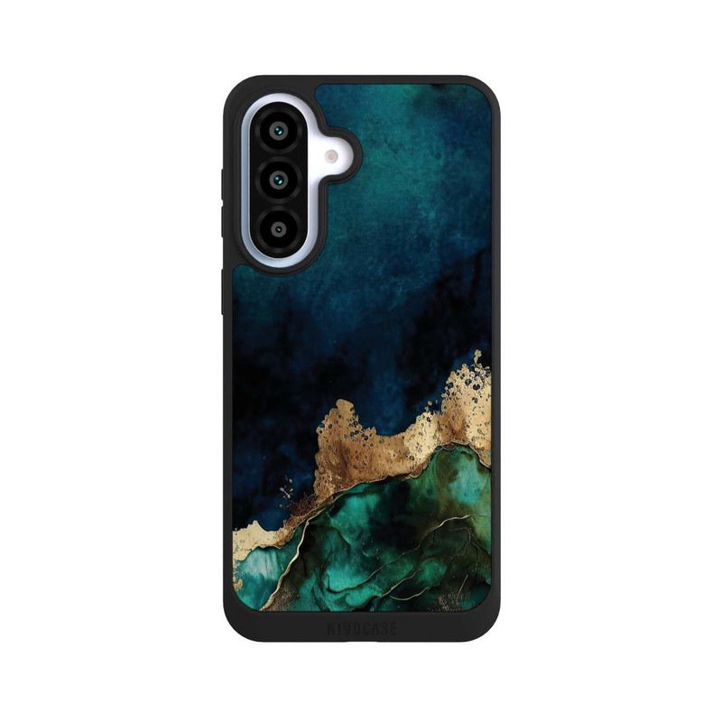 Galaxy A37 5G NIVOpure Bleu pétrole avec or