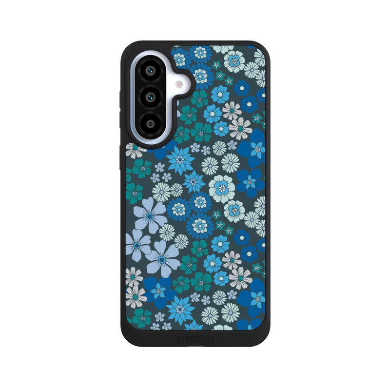 Galaxy A37 5G NIVOpure Blaue Blumen DeinDesign